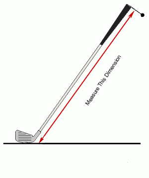 Playing length measurement diagram