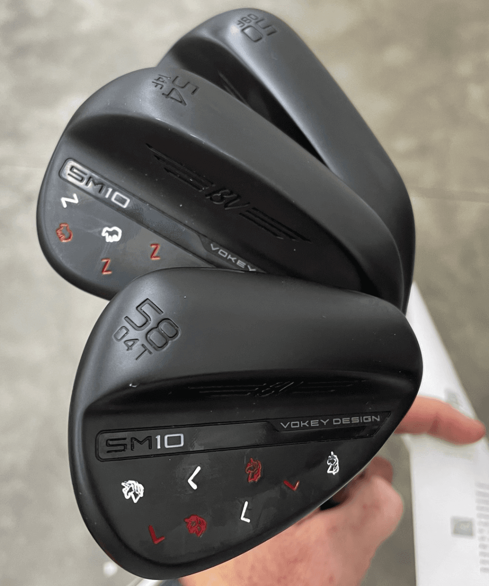 Vokey Design with White and Red Paintfill